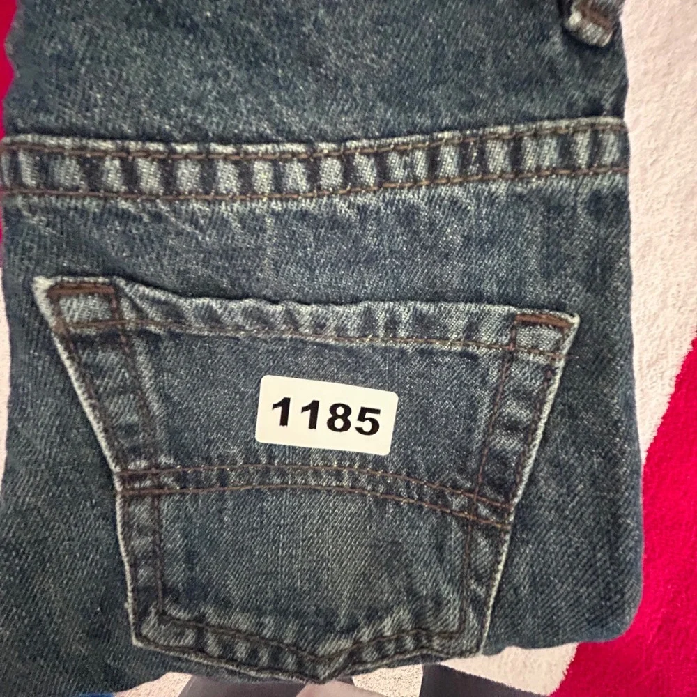The Children's Place Boys Straight Slim Jeans Dark Wash Adjustable Waist Size‎ 8